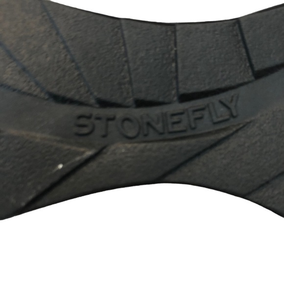 Stonefly Brown Glitter Suede Patent Leather Mid Top Sneaker. Size 7. - Picture 16 of 16